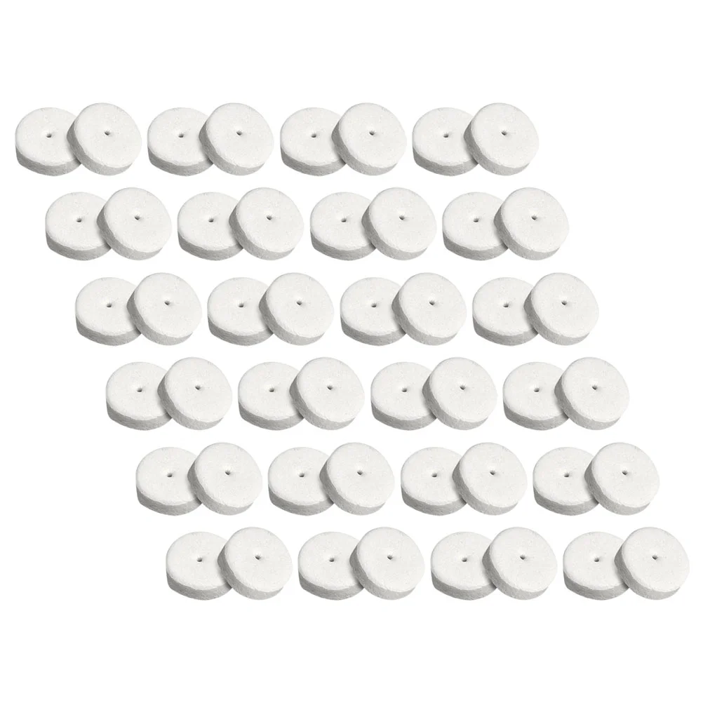 100 Pcs Merch Ear Stud Pad Almofada de espuma Backs Card Branco Brinco Proteção Bebê