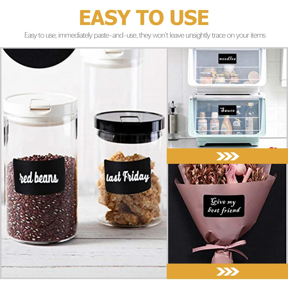 

Chalkboard Stickers Blackboard Label Stickers Waterproof Chalk Labels For Storage Bins Food Containers Chalkboard Labels