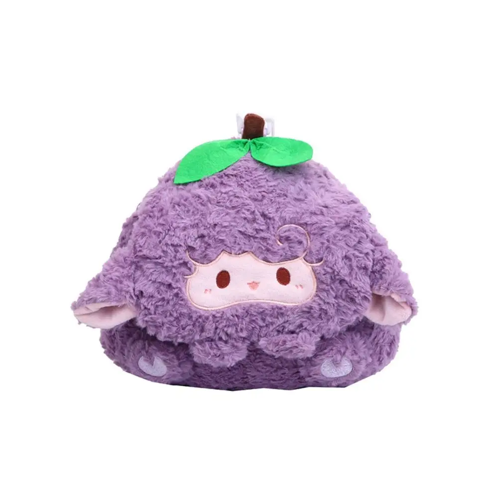 Mochila escolar de felpa con tapa de oveja de algodón PP, bolso cruzado de gran capacidad con hombros, mochila de doble uso, mochila de animales de peluche esponjosos Ins