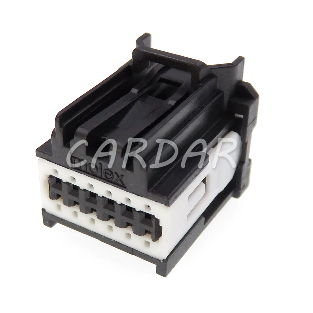 1 Set 12 Pin Miniature Unsealed Socket AC Assembly Auto Modification Parts 34729-0120 0.6 Series Car Audio Electrical Connector