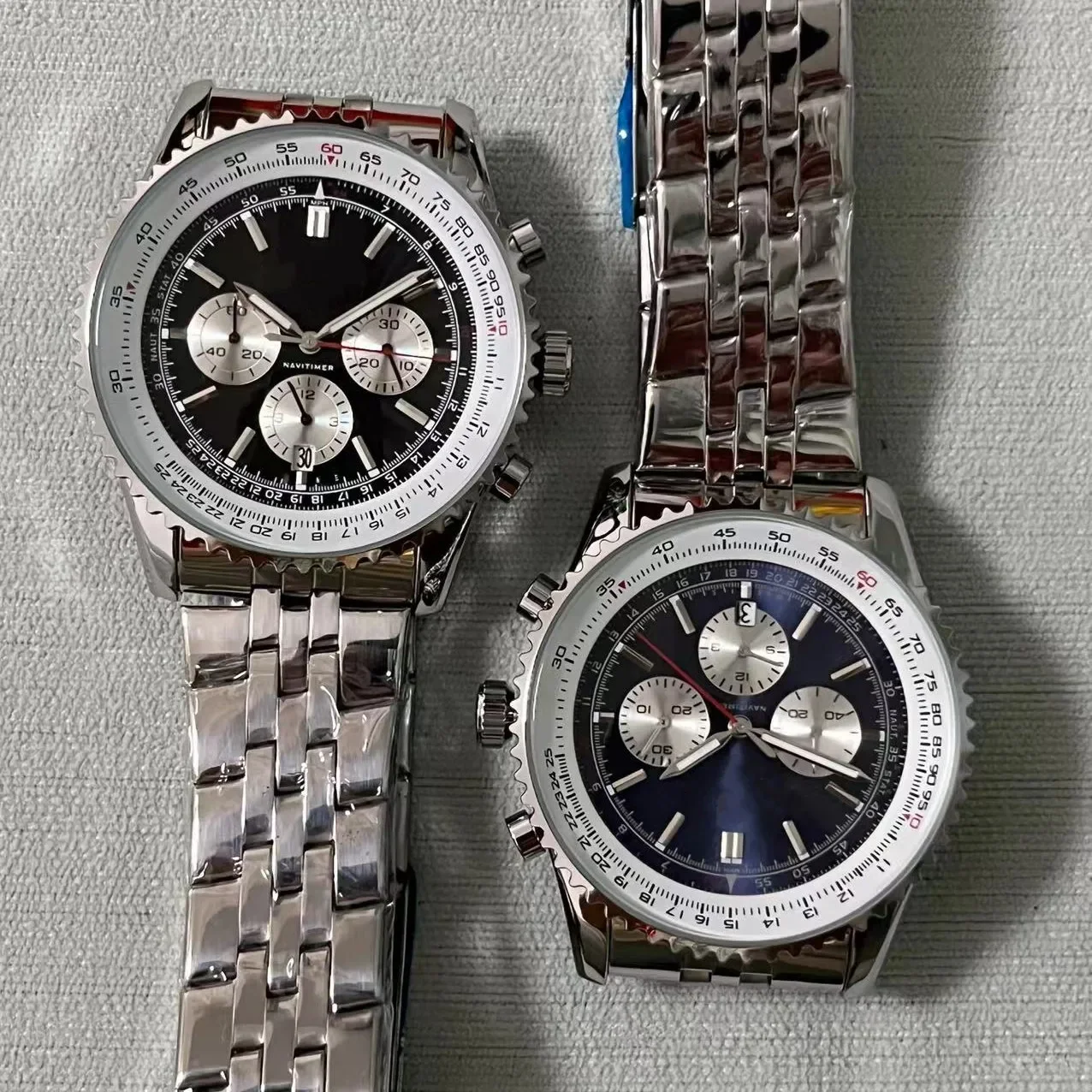 أزياء الأعمال متعددة الوظائف الرياضة كرونوغراف العلامة التجارية الأصلية الفاخرة التقويم ساعة رجالية كوارتز كلاسيكية ساعة AAA