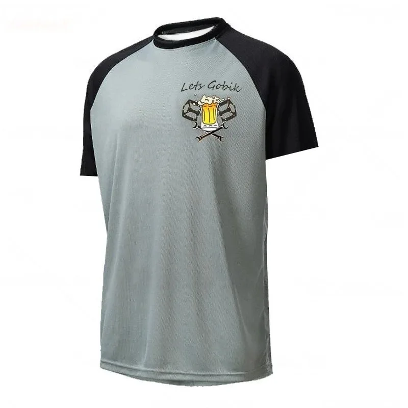 

Let Gobik Racing Downhill Jersey Mountain Bike Men's Motorcycle Shirt, 3D Printed, Quick Drying, Parent Child Clothing