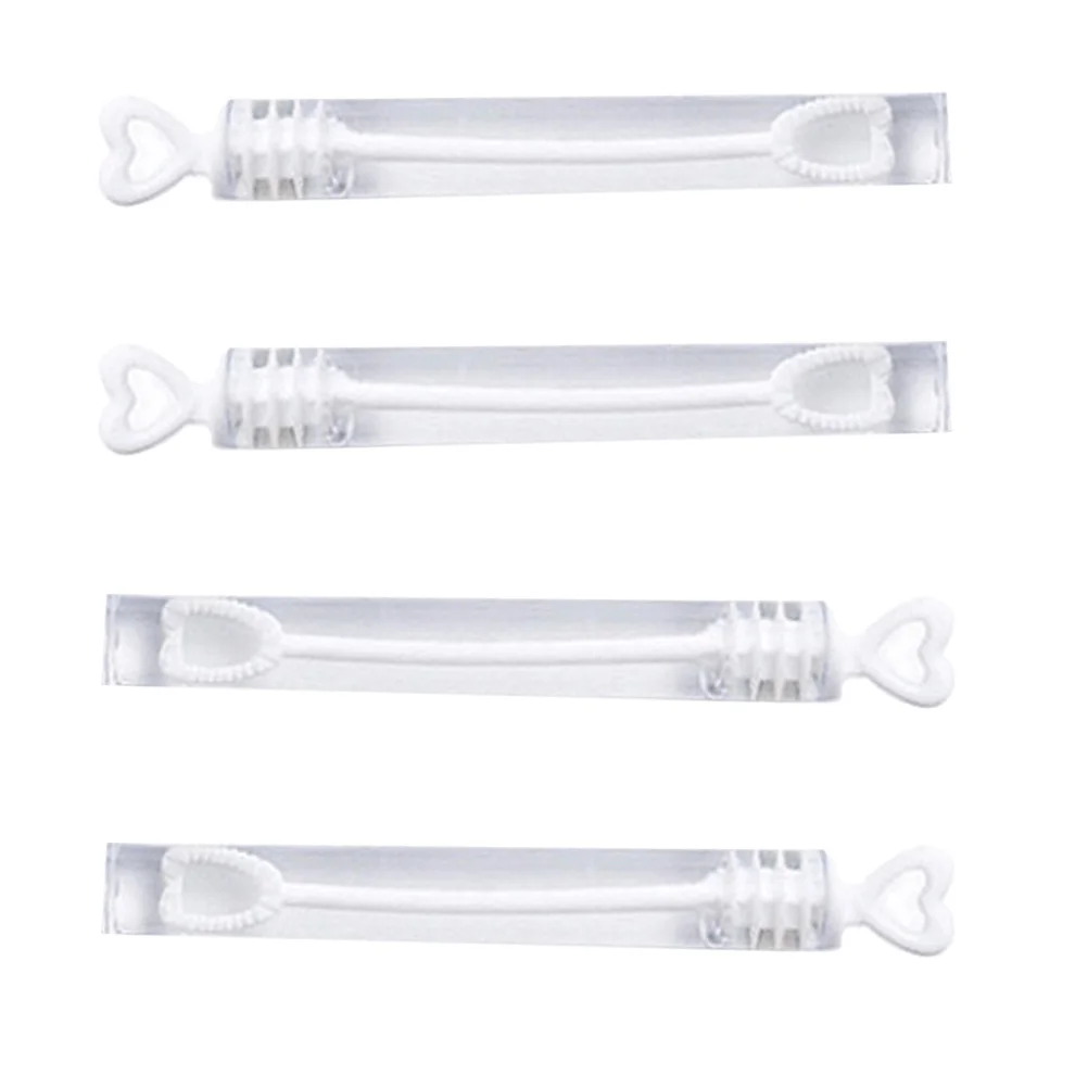 

96pcs Wedding Bubble Wand Heart Tube Bubble Stick Party Favours Table Decoration Party Accessories without Liquid