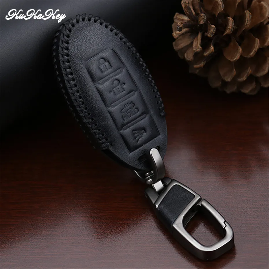 Car Key Case Cover Protective Key Shell Skin Bag For Nissan Qashqai Juke Note Almera Teana Tiida Murano Pathfinder Infiniti Q50