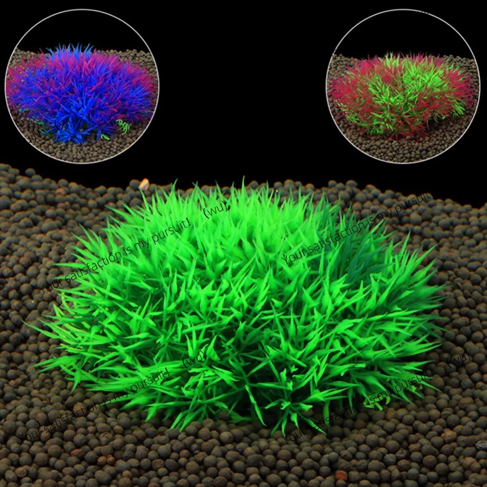 ZOCI-1 Pcs Plastic Aquarium Plants 3 Color Plantas Artificial Wonder Fish Plant Accessories Aquario Ornament Decor