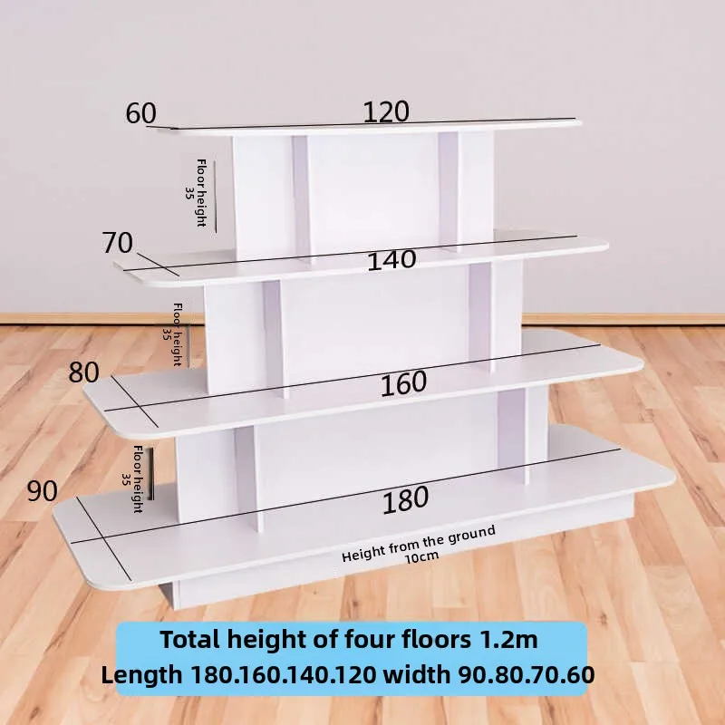 YFY Wooden Zhongdao Cabinet Shoe Store Shoe Rack Display Desk Toy Rack Supermarket Convenience Store Promotion Desk Wine Cabinet