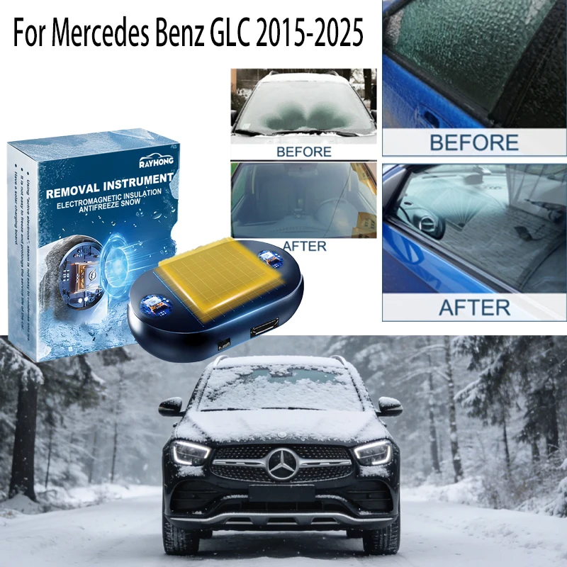 

For Mercedes Benz GLC 2015-2025Car Window Glass Car Ice Defroster Windshield Snow Removal Window Glass Microwave Deicing Device