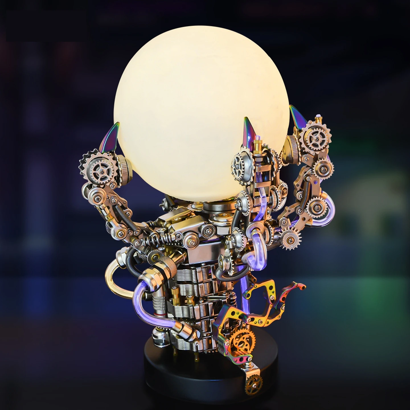 Mechanical Dragon Claw Lamp Metal Assembly Model Sci-fi Advanced DIY Mechanical Handmade Tide Play Toy