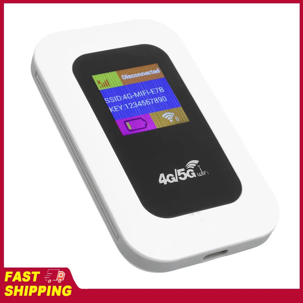 High Speed 4G 5G  Wireless Network Device WiFi Hotspot Device 300Mbps for Travel Camping WiFi Mobile Hotspot Device