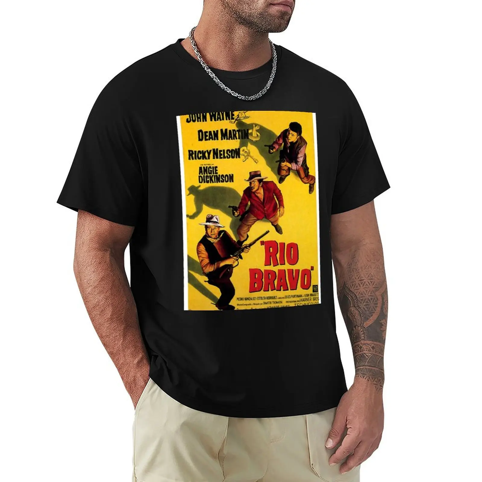 John Wayne T-Shirt cotton t shirt man T-Shirt