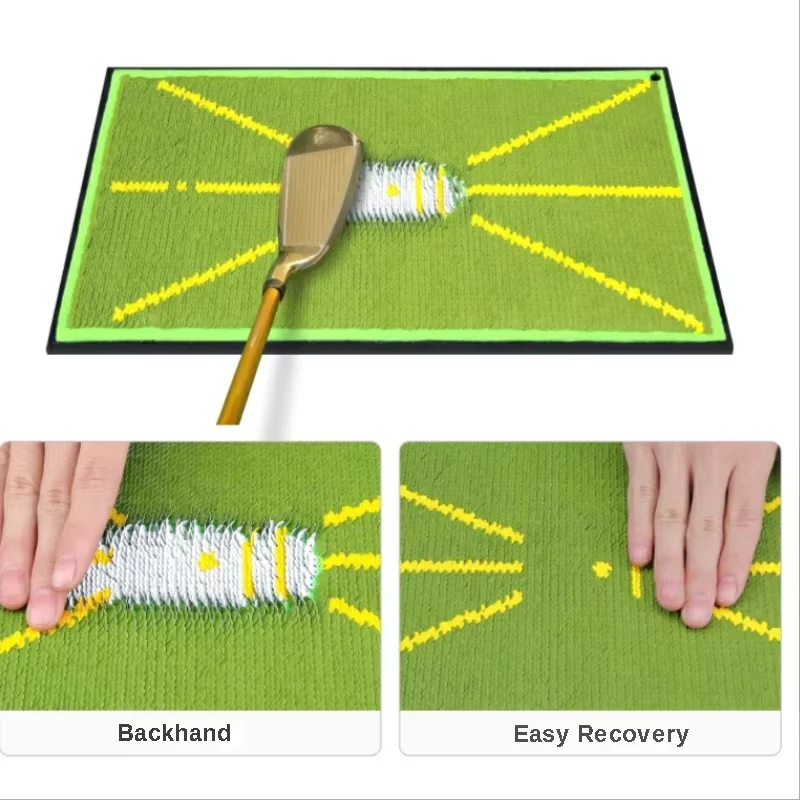 Alfombrilla de entrenamiento de golf PGM para detección de swing, seguimiento de la trayectoria del golpe, almohadillas para práctica de swing DJD038
