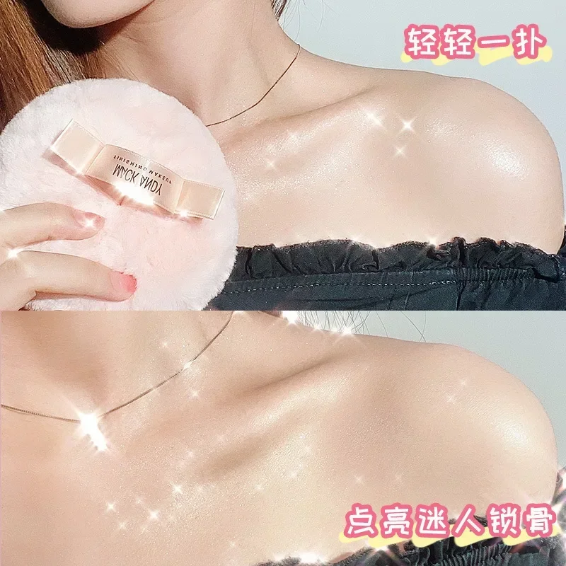 Cuerpo melocotón cosmético Puff Ball Kawaii herramientas de maquillaje resaltador Puff Asiento polvo suelto Puff Control de aceite configuración productos de maquillaje