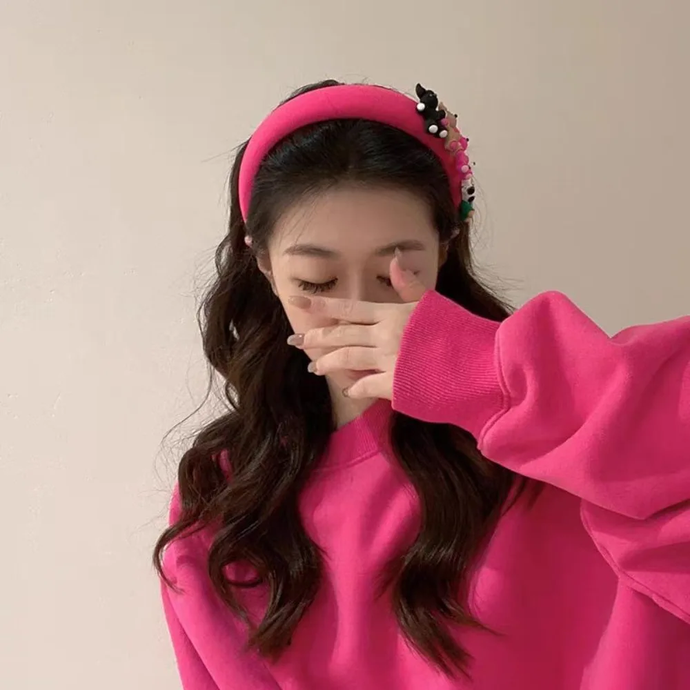 漫画のスポンジヘッドバンド,ヘアフープ,ウサギのヘッドバンド,洗顔用の滑り止め,豚のヘッドバンド,ヘアアクセサリー