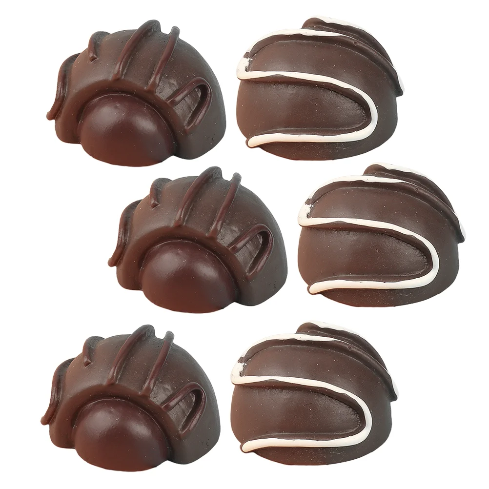 12 Pcs Simulation Chocolate Bulk Toy Simulated Decor Bar Props Fake Tabletop Model Desktop Stick