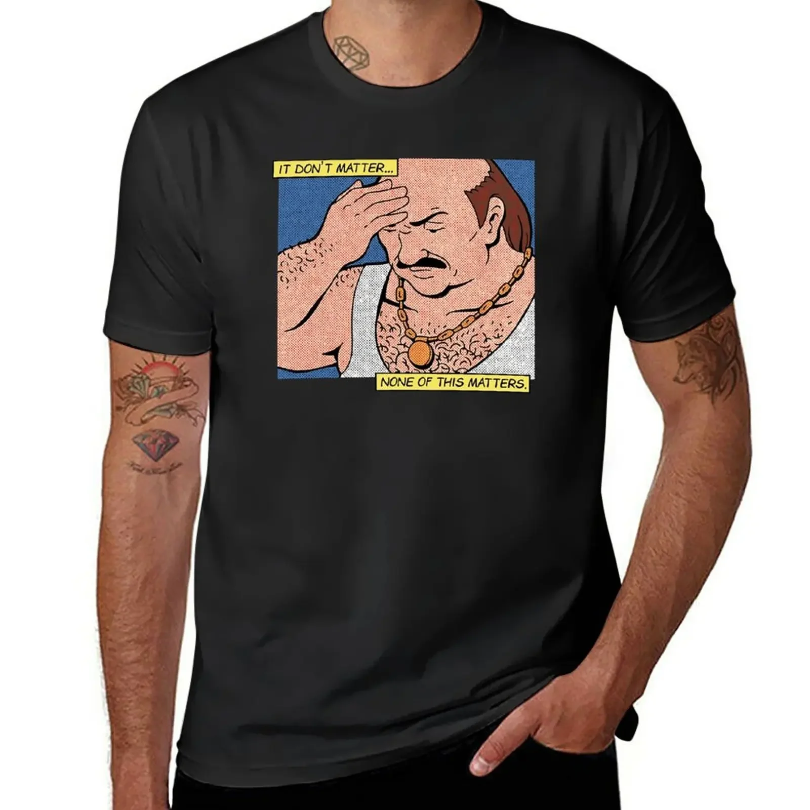 Camiseta con estampado animal para niños, camisa divertida de secado rápido, no importa nada de esto, Carl It