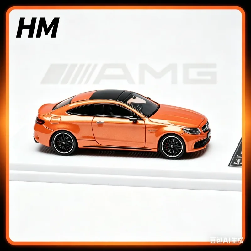 

Howie Model HM1:64 Customized C63s AMG Alloy Cast Automobile Model, Static Simulation Display Item, Adult Collectible.