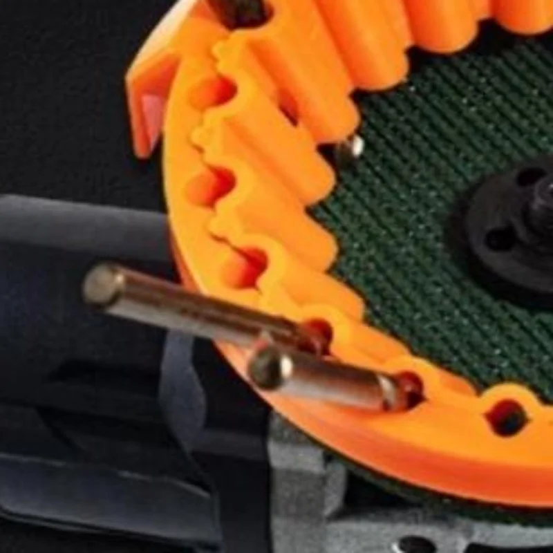 Drill Grinding Polishing Auxiliary Tool 25 Hole Thickened Durable Accessory Fit 115 125 Angle Grinder Workshop Use