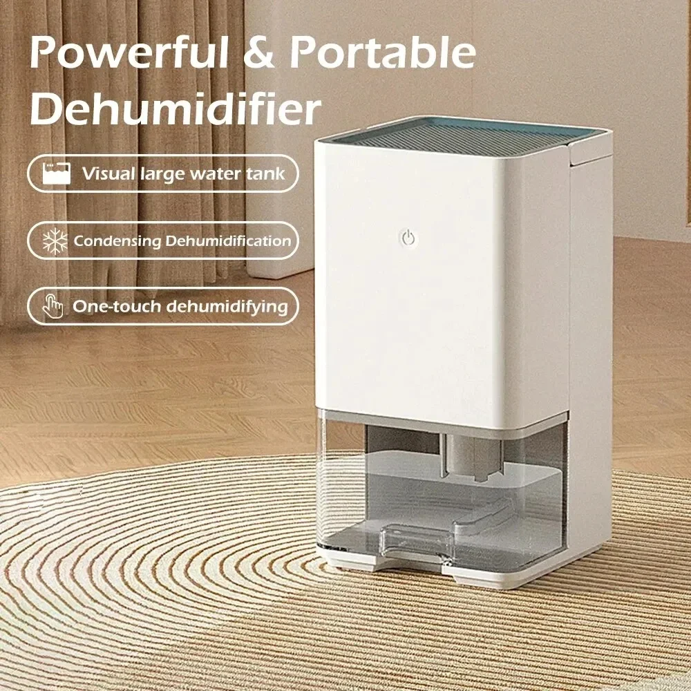 1.2L 220V Electric Air Dehumidifier Household Basement Small Dehumidifier Bedroom Dehumidifier Moisture Absorbing