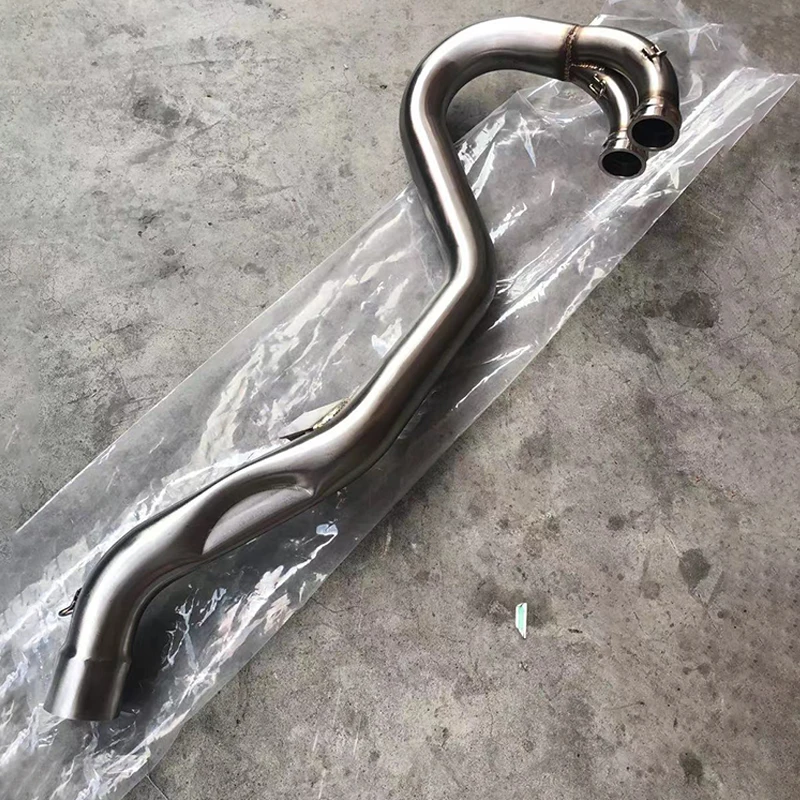 Motorcycle Exhaust Escape Modify System Front Link Pipe Connect Original Muffler 50.5mm Slip On For KTM 450 EXC KTM450 SX-F