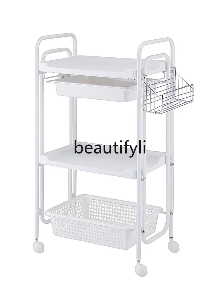 

trolley rack beauty salon mobile trolley instrument rack stainless steel beauty cart three layers