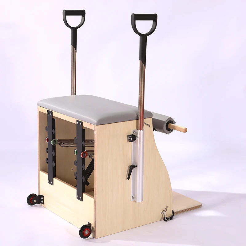 High-quality Maple Pilates Chair and Reformer Fitness Combination for Balance Yoga Pilates or Studio Use