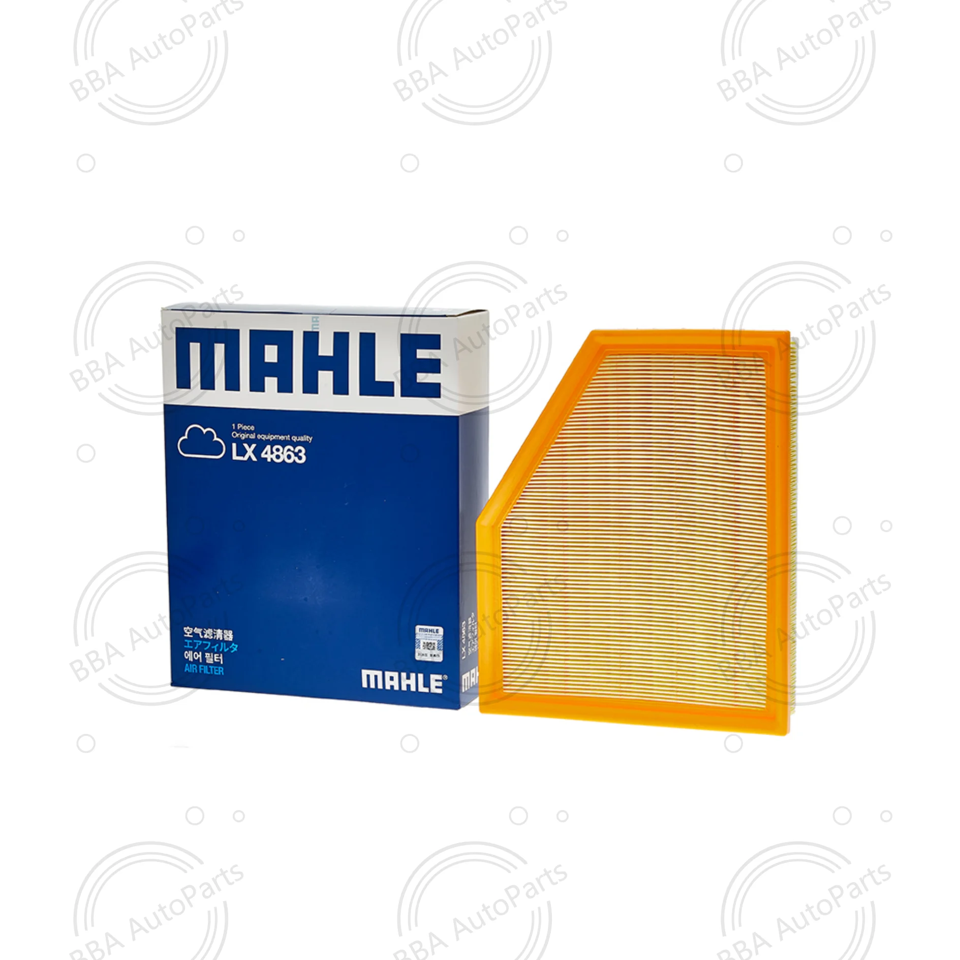 Mahle LX4863 LX5328 air filter for BMW 525i 530i 530Li 530Li 540i 730Li 740i 840i GT X3 with OE 13718577171  13718577170