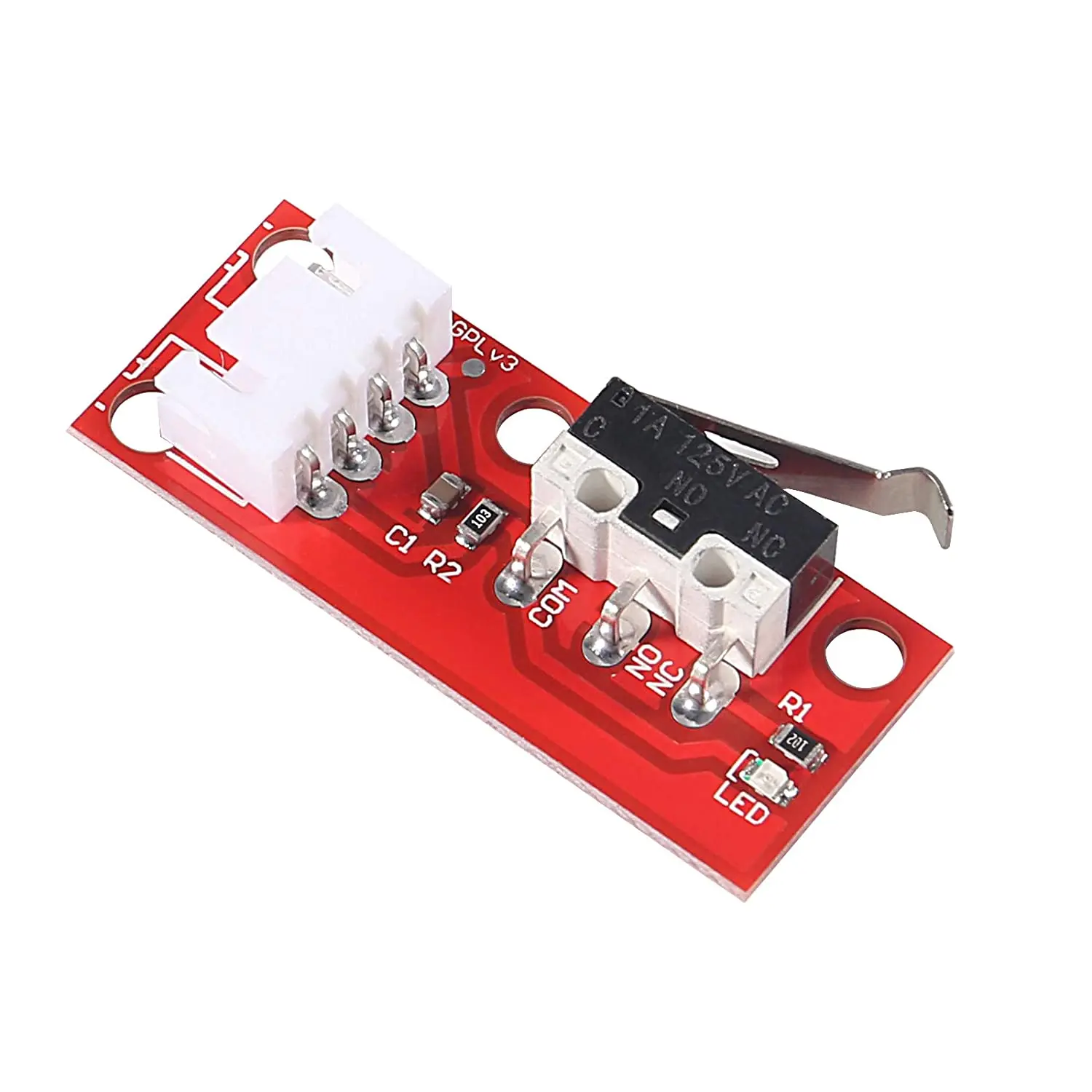 6PCS Mechanical Endstop Limit Switch Touch Switch Module with Cable 3D Printer RAMPS 1.4