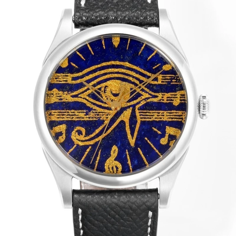 Huasuo, Ancient Egyptian Secret Pattern Series, Horus Star Eyes, Elegant Temperament High-end Men's Mechanical Watch, Watch
