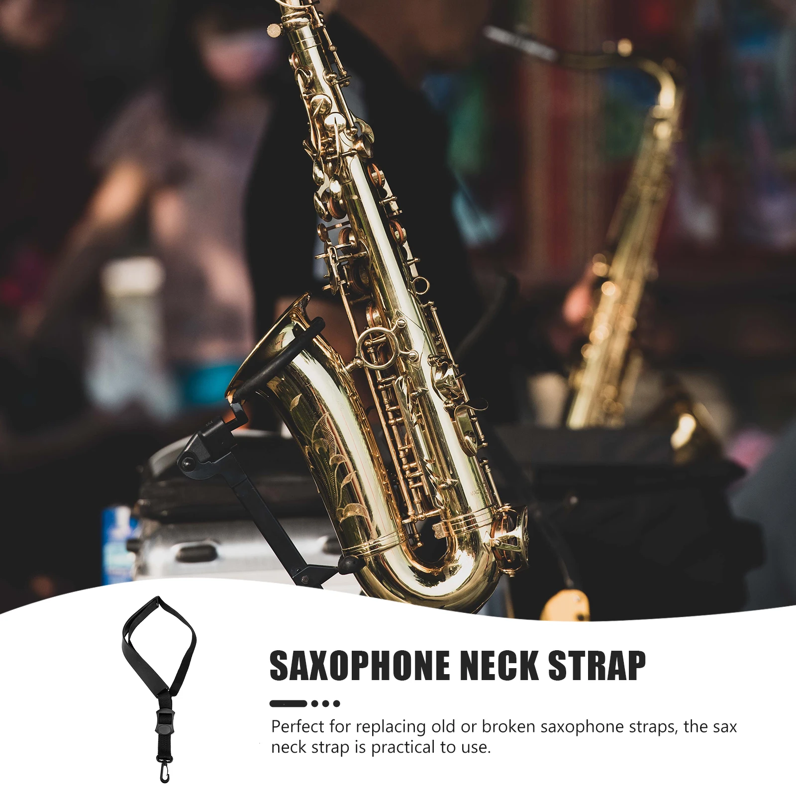 

Neck Strip Saxophone Oboe Clarinet Belt Accessories Replacement Straps Ribbon Alto Tenor Child
