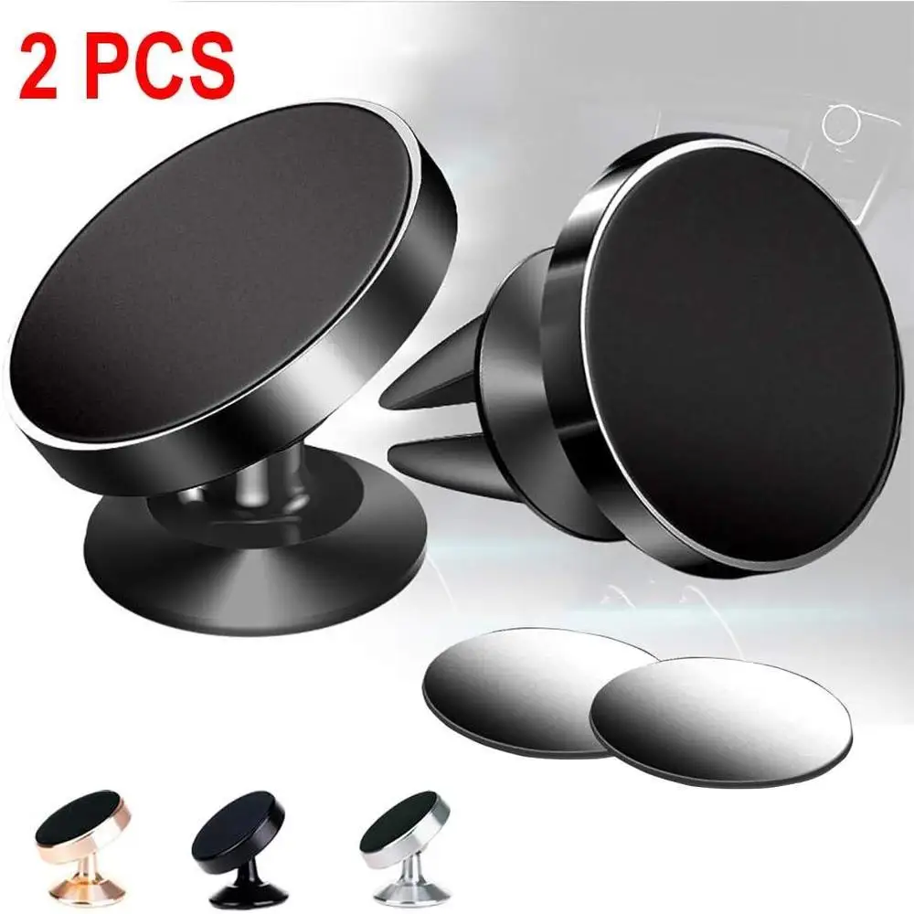 

Car Magnetic Phone Holder Camper Bus Truck Van 360 Rotable GPS Navigation PDA PSP MP4 Player Air Vent Magnetic Bracket Stand