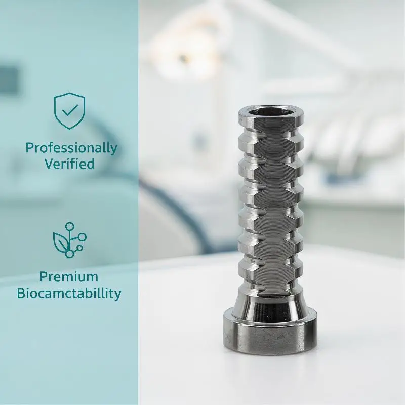 Corrosion Resistant 4.8mm Titanium Dental Temporary Implant Parts Fit Nobel Biocare for Dental Clinics Labs