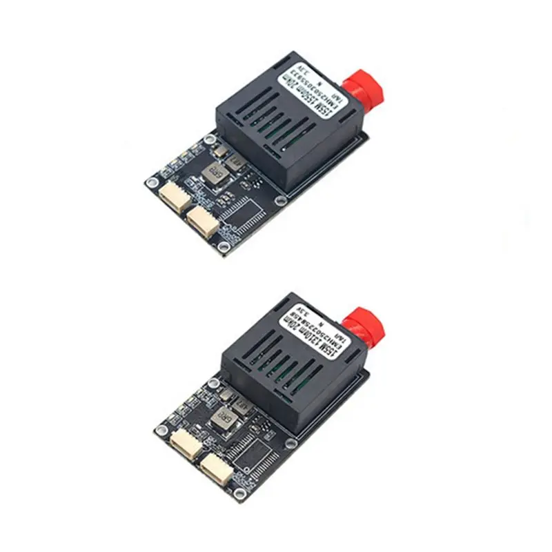 TTL Over Fiber Converter 20KM FC Fiber Optic Connector 2 Analog Video 2 UART SBUS Optical Transceiver For Drone-【A74Z Miuai】