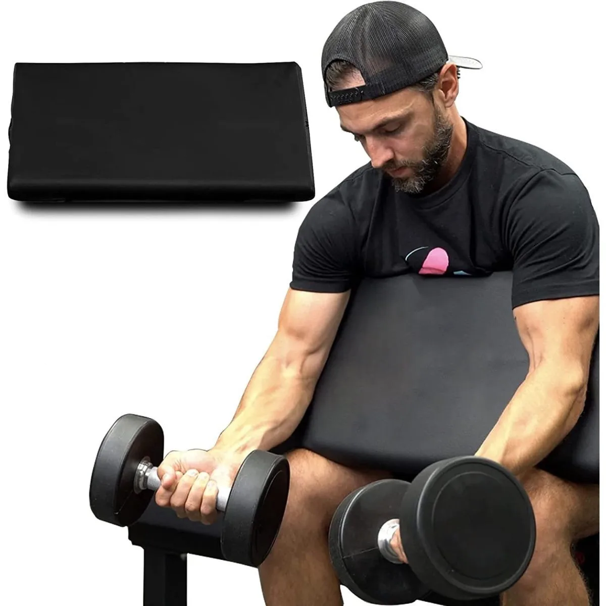 Portable Bicep Exercise Pad Strength Training Protective Pads Can Replace Gym Weight Bench Home Gym Fitness accessories