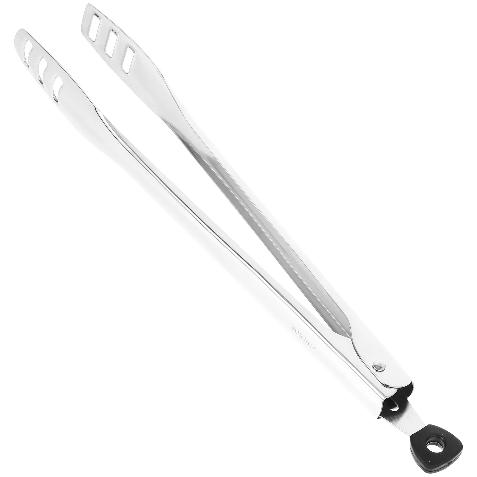 

1Pcs 304 Stainless Steel Food Clamp Heat Resistant Rustproof Long Handle Bbq Tongs Kitchen Cooking Supplies Tools