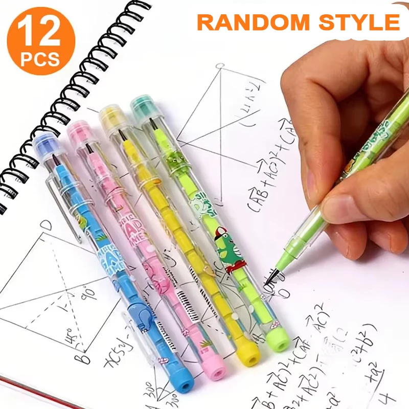 8 Non-Sharpening Missile Pencils, Random Styles, Suitable for Classroom Rewards, Learning, Office Work, Drawing, Writing, and New Year Gifts