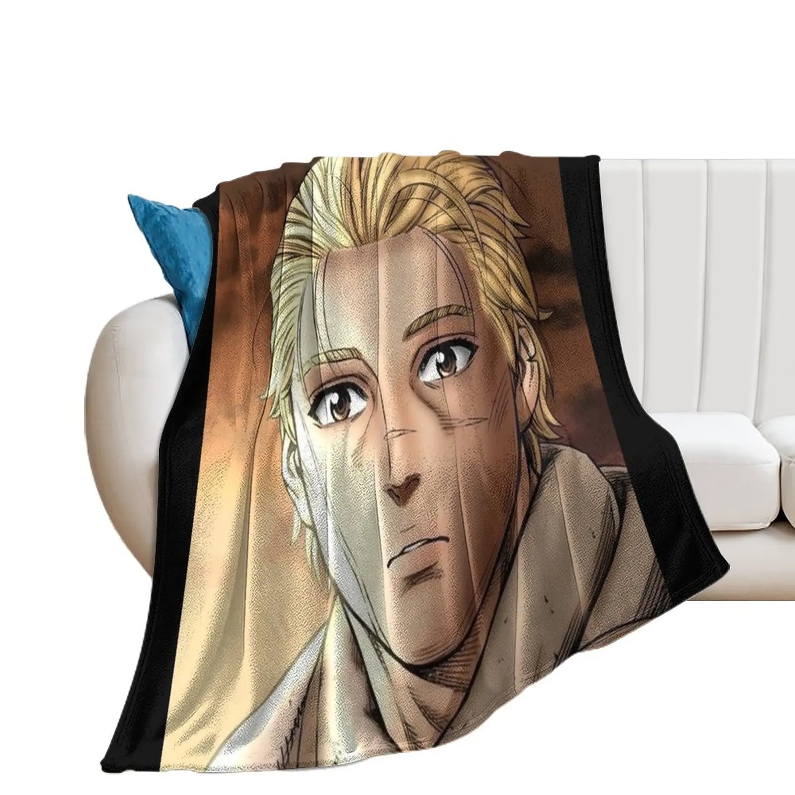 Thorfinn - Vinland Saga Throw Blanket sofa bed Furrys Fashion Sofas Blankets