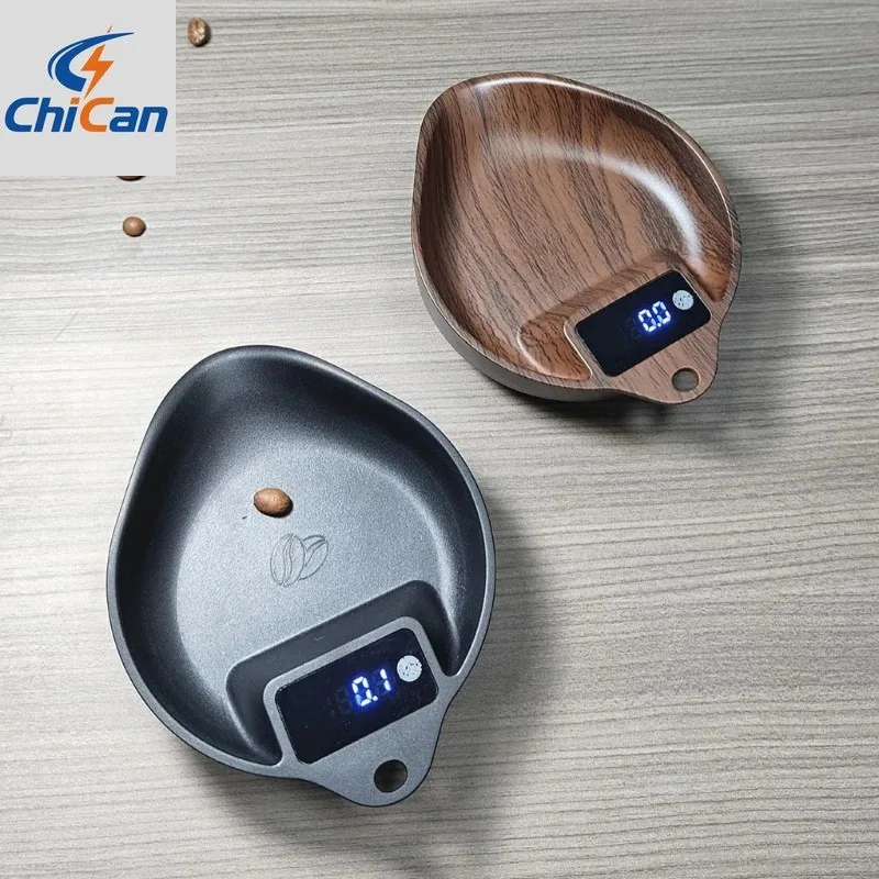 

【Hot】Digital Coffee Scale 0.1g Precision Measuring Coffee Bean Scales Portable Display Tray Scale Home Kitchen Cafe Use Accessor