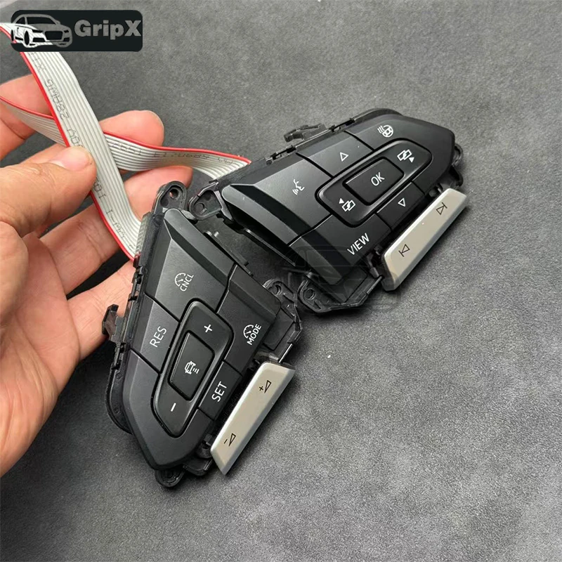 تنطبق على Volkswagen B8 Golf Atlas TRCM ATLC 959442F عجلة القيادة متعددة الوظائف ACC زر الأصلي 3G0 959 442 F 30D 959 #1