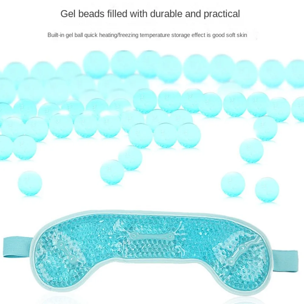 Hot or Cold Compress Head Gel Ice Pack Hot Therapy Reusable Migraine Ice Wrap Gel Bead Women Beauty Headache Ice Bag