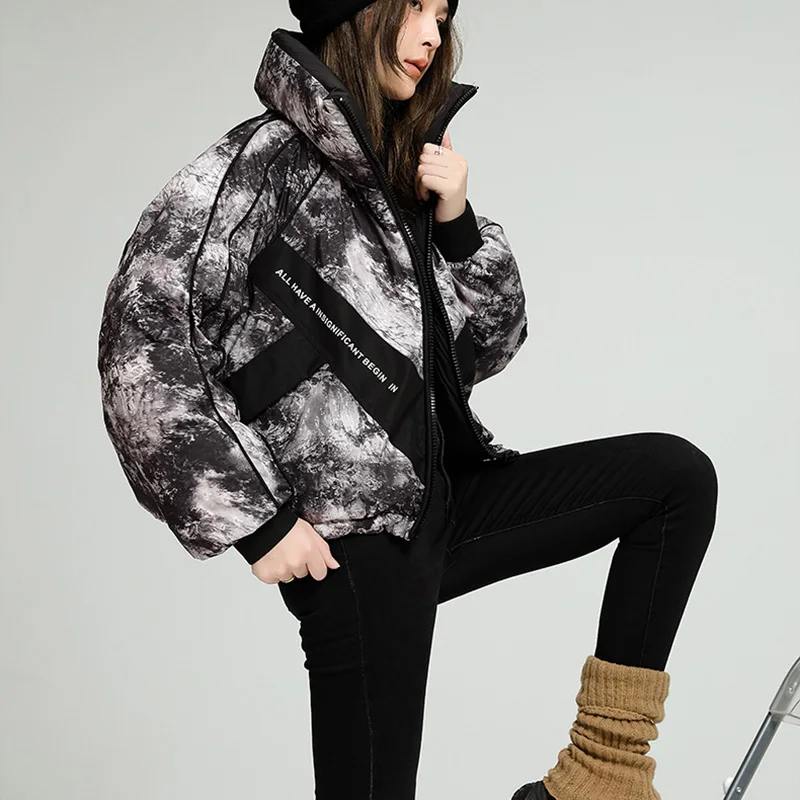 كلا الجانبين لارتداء سترة نسائية دافئة للأسفل 2025 شتاء جديد 90 بطة أسفل سترة نسائية عالية الجودة موضة النساء باركر H746