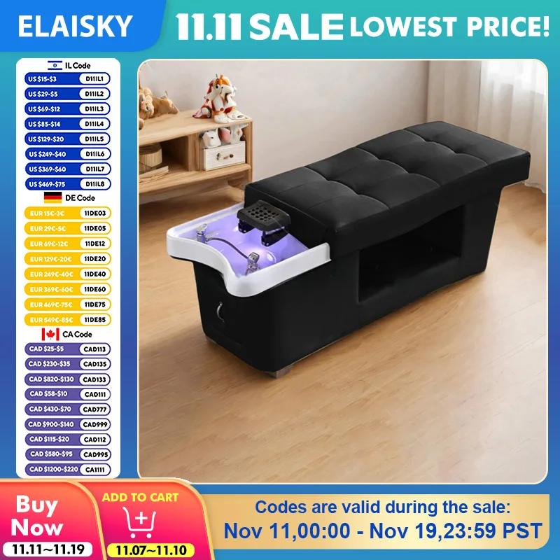 

Кровать для мытья головы, парикмахерская, парикмахерская, салон красоты, парикмахерская, тайская массажная кровать, фумигационная кровать с циркуляцией воды для использования в салоне