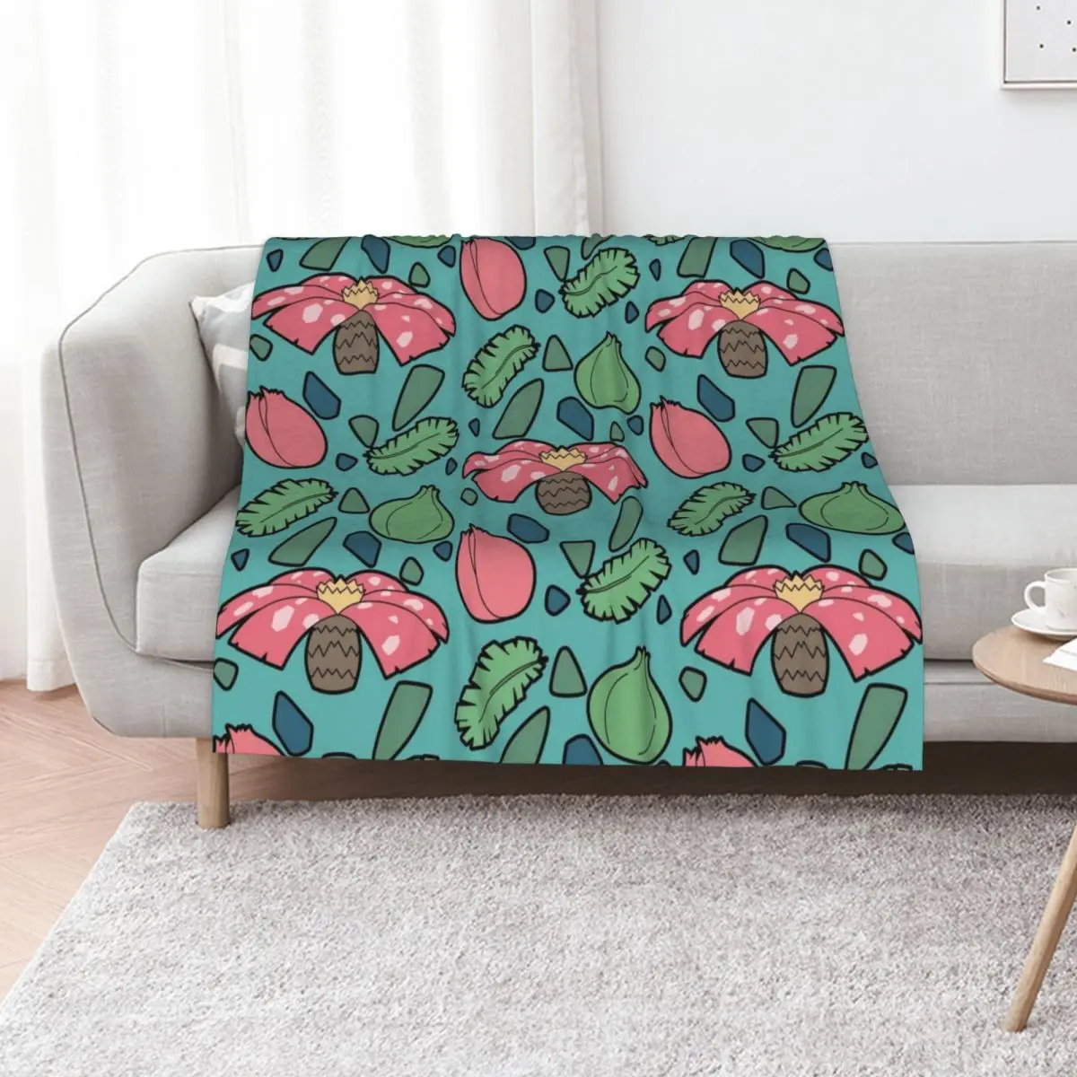 Seed Monster Collage Throw Blanket for winter bed plaid Sofas Moving for sofa manga Blankets