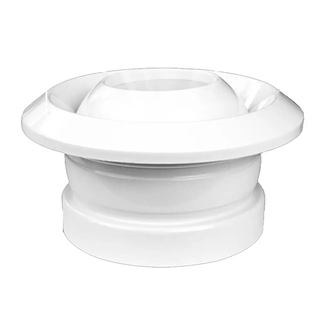 200,250,300mm ABS Round Air Conditioning Exhaust Vents 360° Rotating Spherical Jet Vents For Hotels, Schools, Basements