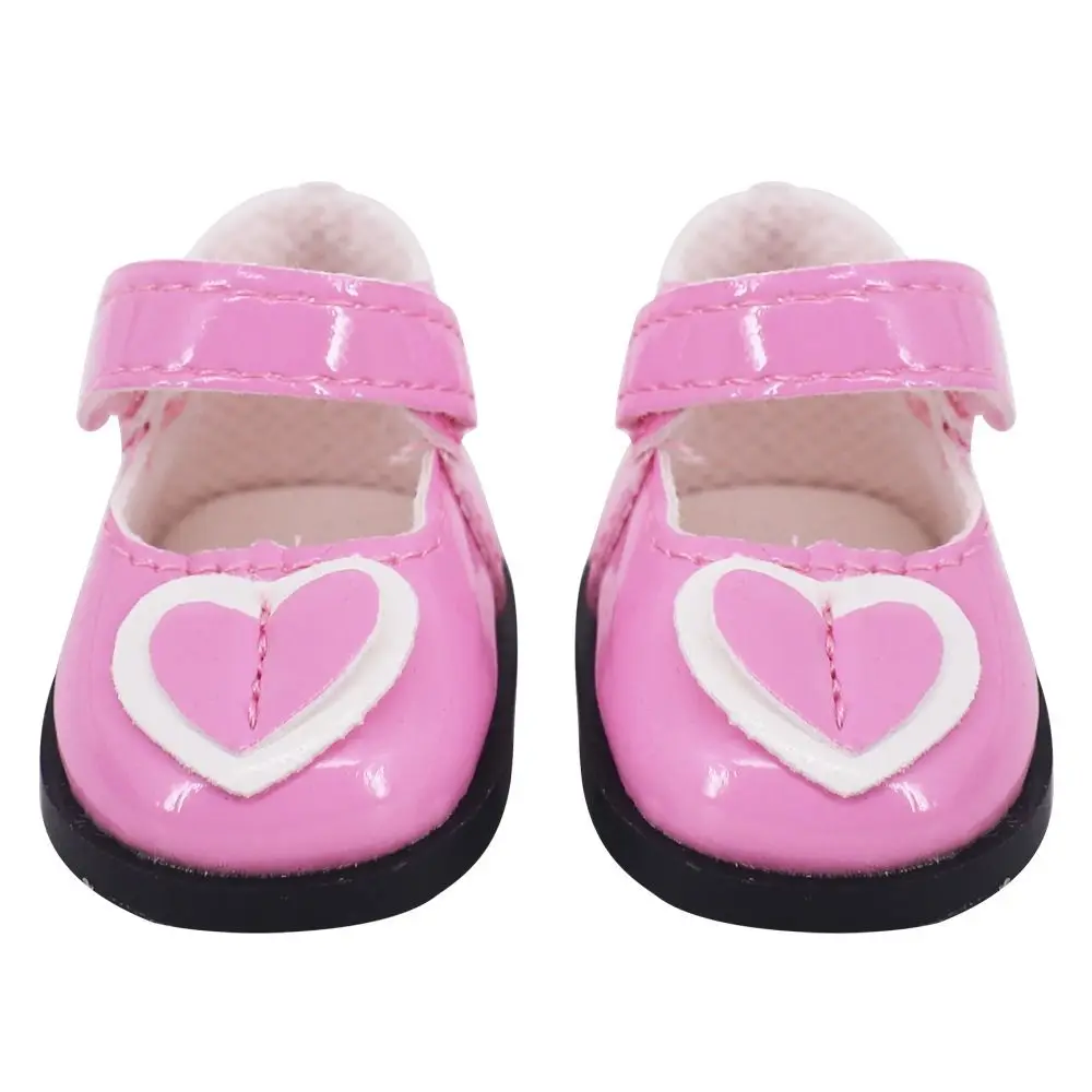 

5CM 20cm Cotton Doll Shoe Shoes Doll Lightweight Mini Doll Leather Boots PU Leather Mini Butterfly Princess Shoes Children Toys