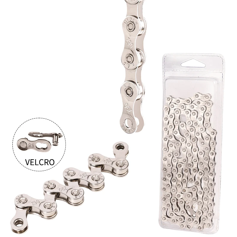 

Single 6 7 8 9 10 11 12 Speed MTB Bicycle Silver 24/27/30/33 Chains Part Missing Link Mountain Bike Chain Bicycle Chain