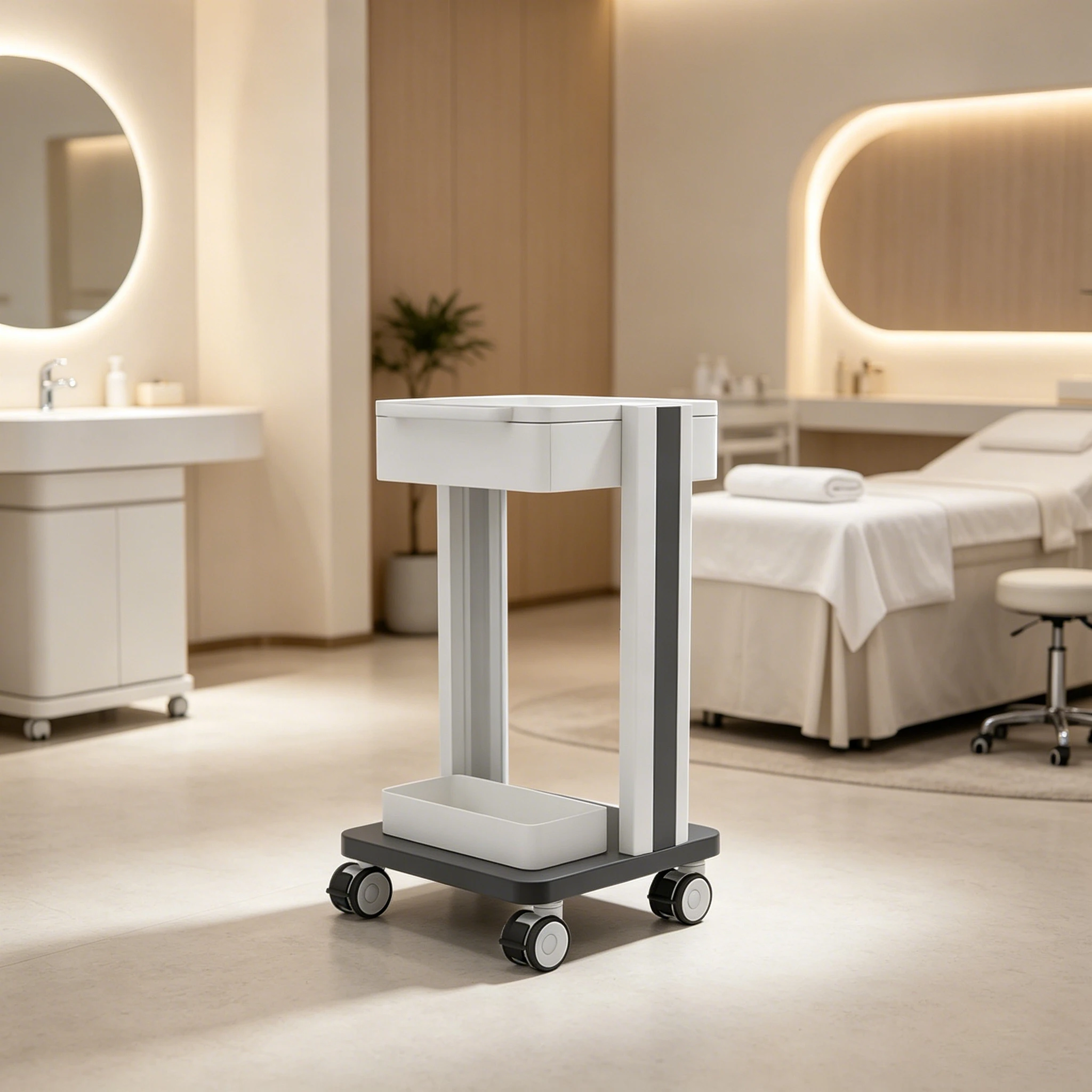 Medical Equipment Trolley Cart With Drawer Silent Wheels For Hospital Clinic Beauty Salon