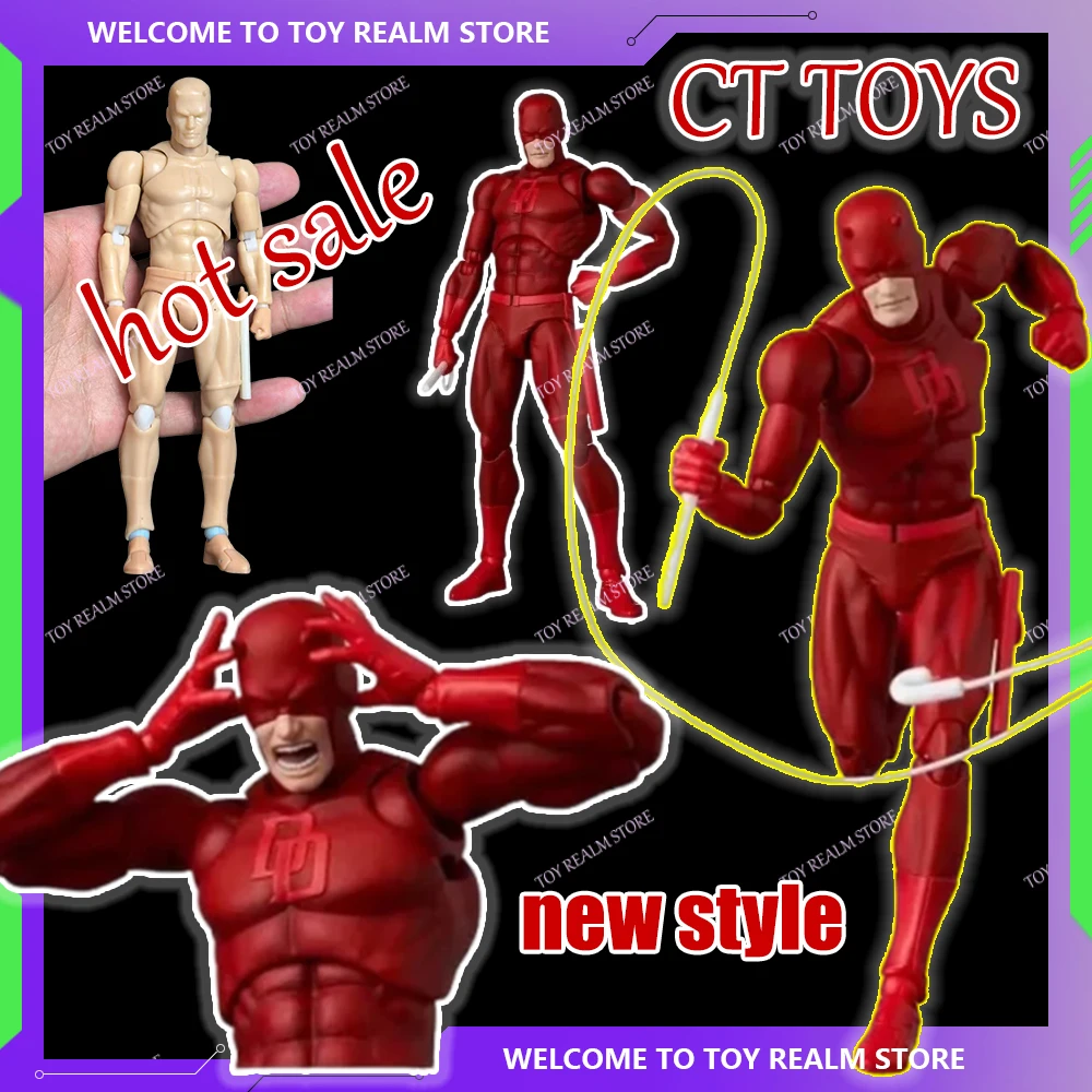 

Hot New CT Toys Daredevil Figure Mafex 223 Comic Version SHF Anime Action Figure Figurine PVC Statue Model Colltion Gifts Toys