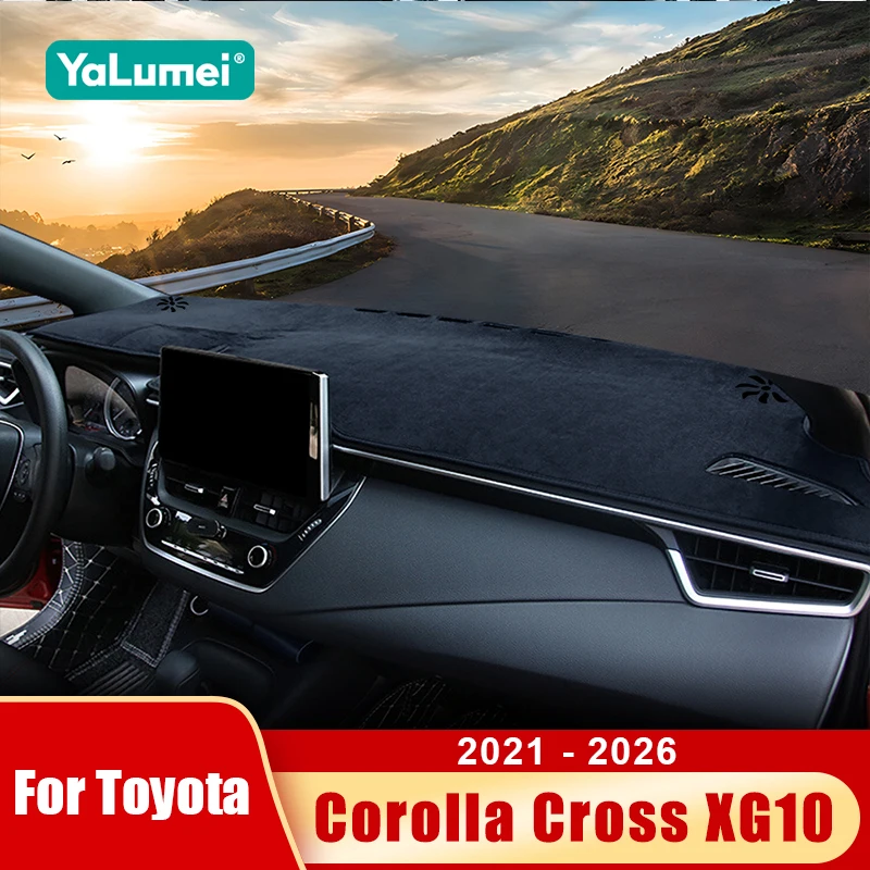 Image of Für Toyota Corolla Cross XG10 2021 2022 2023 2024 2025 2026 Hybrid-Auto Armaturenbrettmatte Sonnenschutz Rutschfeste Abdeckung Zubehör