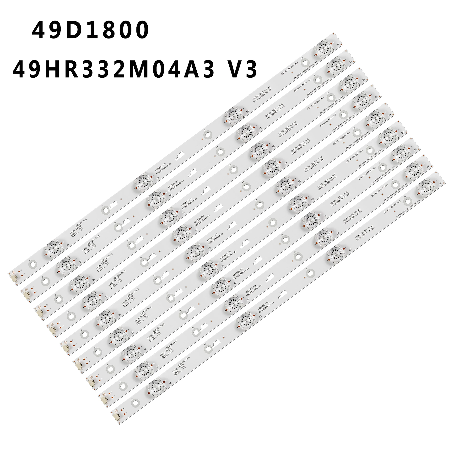 LED Strip For 49R80 49XT515 49S07UHD 49U7750VE L49P3CFS LT-50T600F TH-49EX400T T49D18SFS-01B SZTV-49LED2 49HR332M04A3 V3