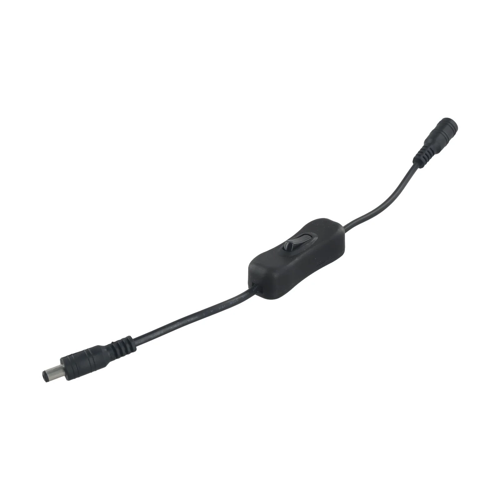 12V Power DC Male To Female Cable With On/Off Switch, 5.5mm X 2.1mm DC Cable Extension Inline Rocker Switch For Driving Recorder